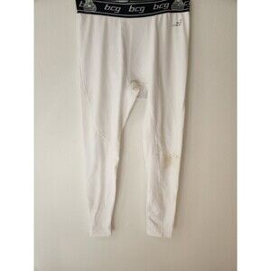 BCG Boys White Compression Pants Size XL See Description 18
